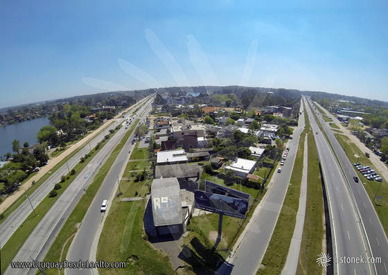 Foto aérea de las avenidas Giannattasio y de las Américas