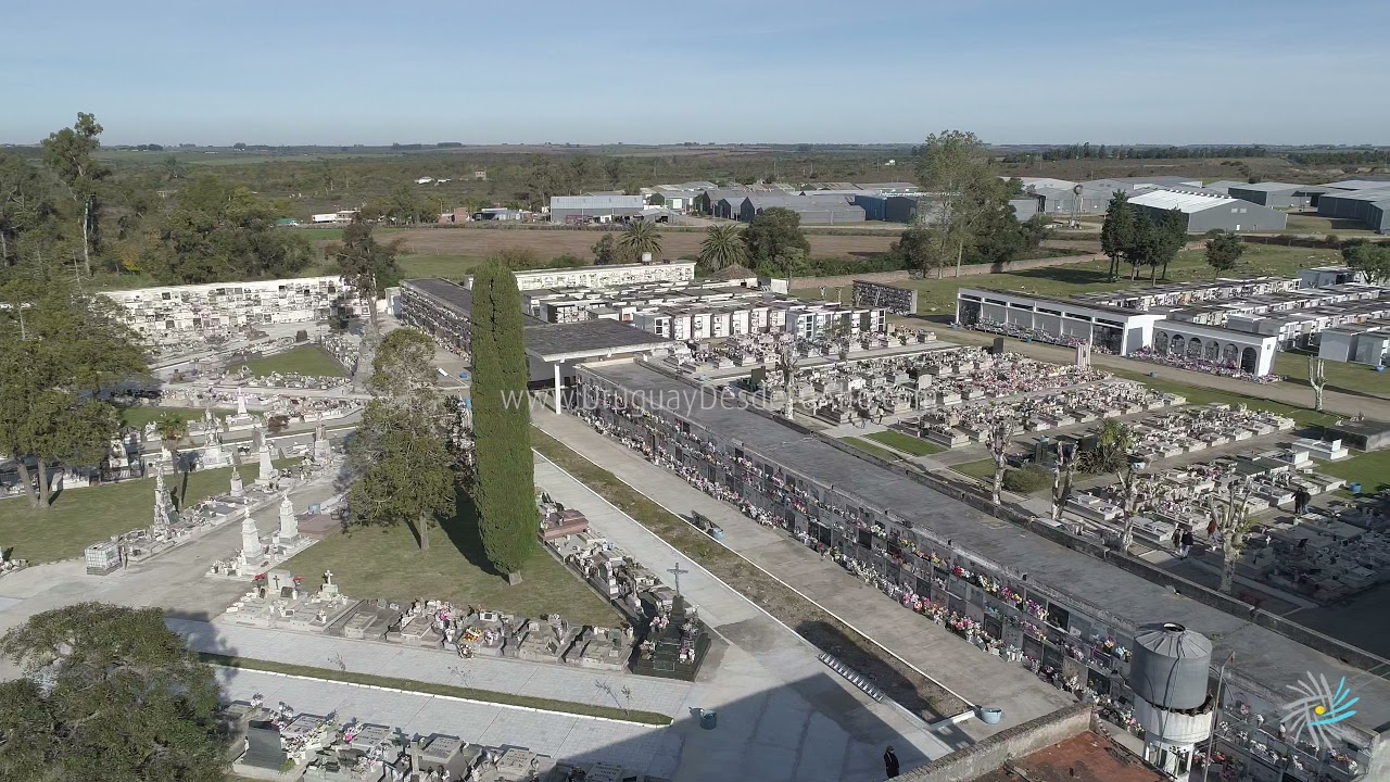 Video aéreo del cementerio de Florida