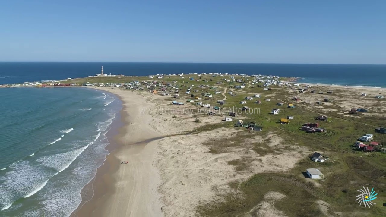 Video aéreo en Cabo Polonio, Rocha
