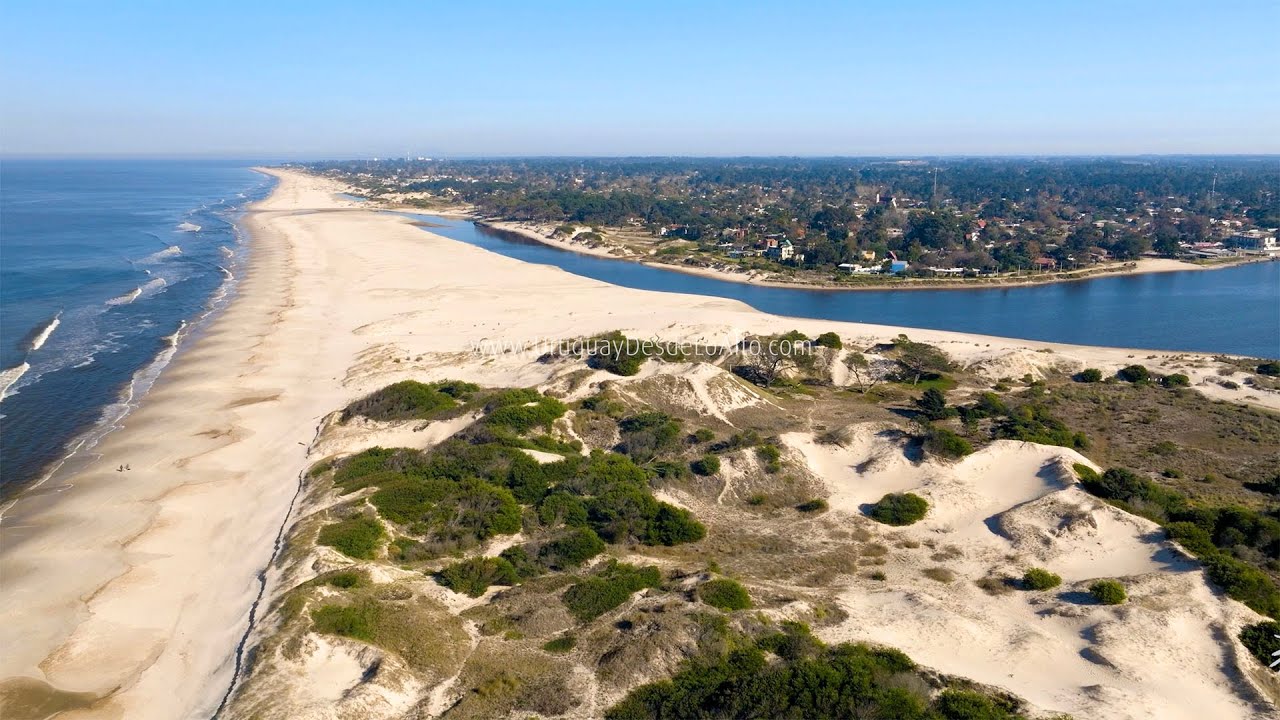 Recorrido aéreo por los balnearios La Floresta, Las Vegas, Parque del Plata, Las Toscas y Atlántida. Arroyo Solís Chico.